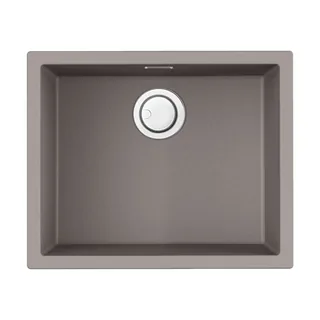Мойка, OMOIKIRI, Yamakawa, шгв 556*456*220, отверстия для смесителя-отсутствуют, цвет-leningrad grey