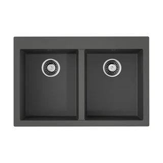 Мойка, OMOIKIRI, Bosen, шгв 800*530*200, отверстия для смесителя-5 промаркированных, чаши-2, цвет-платина