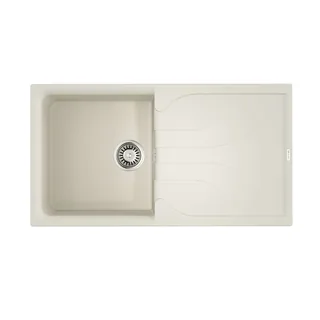 Мойка, OMOIKIRI, Yasugata, шгв 1000*500*210, отверстия для смесителя-2 промаркированных, цвет-белый
