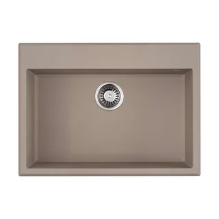 Мойка, OMOIKIRI, Tedori, шгв 680*500*220, отверстия для смесителя-3 промаркированных, цвет-бежевый