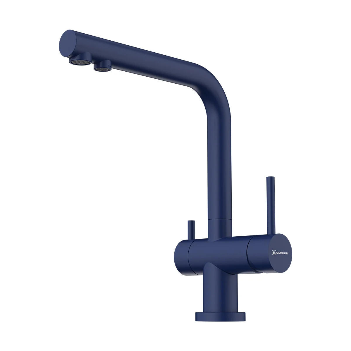 Смеситель для кухни, Omoikiri, Nagano, цвет-Indigo blue