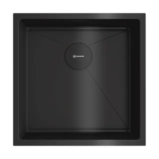 Мойка, OMOIKIRI, TAKI, шгв 440*440*200, отверстия для смесителя-отсутствуют, цвет-графит