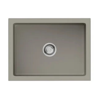 Мойка, OMOIKIRI, Mikura, шгв 610*460*254, отверстия для смесителя-отсутствуют, цвет-cappuccino coffee