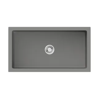 Мойка, OMOIKIRI, Mikura, шгв 840*460*254, отверстия для смесителя-отсутствуют, цвет-pebble