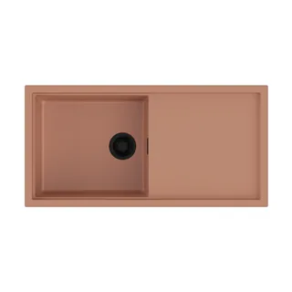 Мойка, OMOIKIRI, Sintesi, шгв 1000*500*200, отверстия для смесителя-2 промаркированных, цвет-Canyon