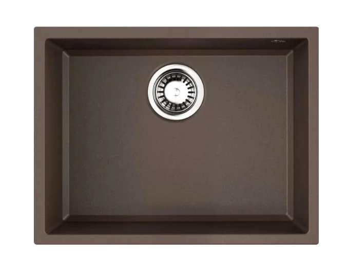 Мойка, OMOIKIRI, Tedori, шгв 550*420*220, отверстия для смесителя-отсутствуют, цвет-Espresso