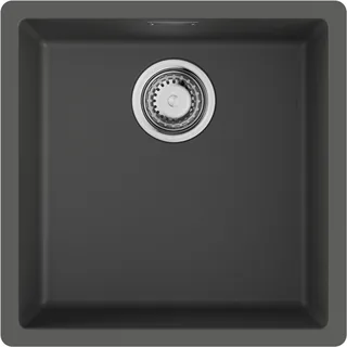 Мойка, Omoikiri, Yamakawa, шгв 456*456*220, отверстия для смесителя-отсутствуют, цвет-платина