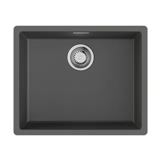 Мойка, OMOIKIRI, Yamakawa, шгв 556*456*200, отверстия для смесителя-отсутствуют, цвет-платина