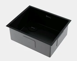 Мойка, Omoikiri, Taki 54-U/IF-L-IN Side SF, шгв 540*440*200, отверстия для смесителя-отсутствуют, цвет-графит