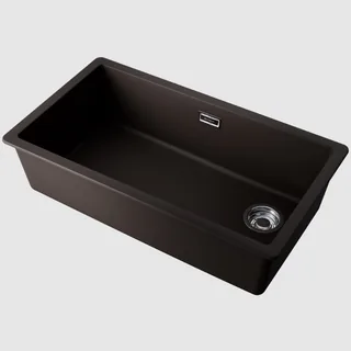 Мойка, Omoikiri, Kata Side , шгв 760*430*217, отверстия для смесителя-отсутствуют, цвет-espresso
