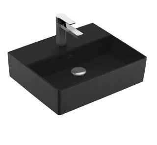 Раковина, Villeroy&Boch, Memento 2.0, шгв 500*420*135, отверстия для смесителя-1, CeramicPlus, цвет-Pure Black — иконка