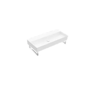 Раковина, Villeroy&Boch, Memento 2.0, шгв 1000*470*95, отверстия для смесителя-отсутствуют, CeramicPlus, цвет-альпийский белый — иконка