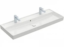 Раковина, Villeroy&Boch, Collaro, шгв 1200*470*160, отверстия для смесителя-2, цвет-альпийский белый