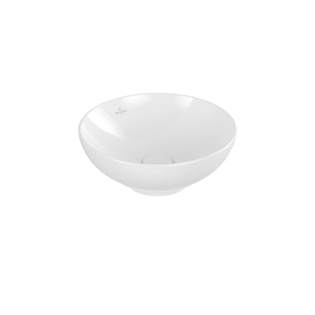 Раковина, Villeroy&Boch, Loop&Friends, шгв 380*380*120, отверстия для смесителя-отсутствуют, цвет-альпийский белый
