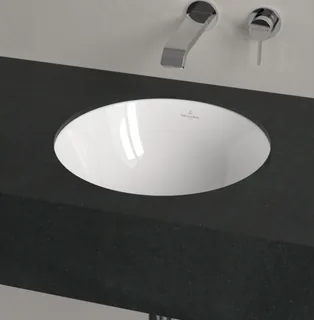 Раковина, Villeroy&Boch, Loop&Friends, шгв 380*380*210, отверстия для смесителя-отсутствуют, CeramicPlus, цвет-альпийский белый — иконка