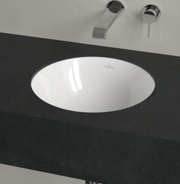 Раковина, Villeroy&Boch, Loop&Friends, шгв 380*380*210, отверстия для смесителя-отсутствуют, CeramicPlus, цвет-альпийский белый