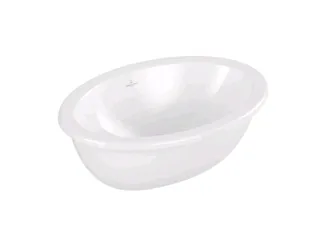 Раковина, Villeroy&Boch, Loop&Friends, шгв 430*280*185, отверстия для смесителя-отсутствуют, цвет-альпийский белый (белый Alpin)