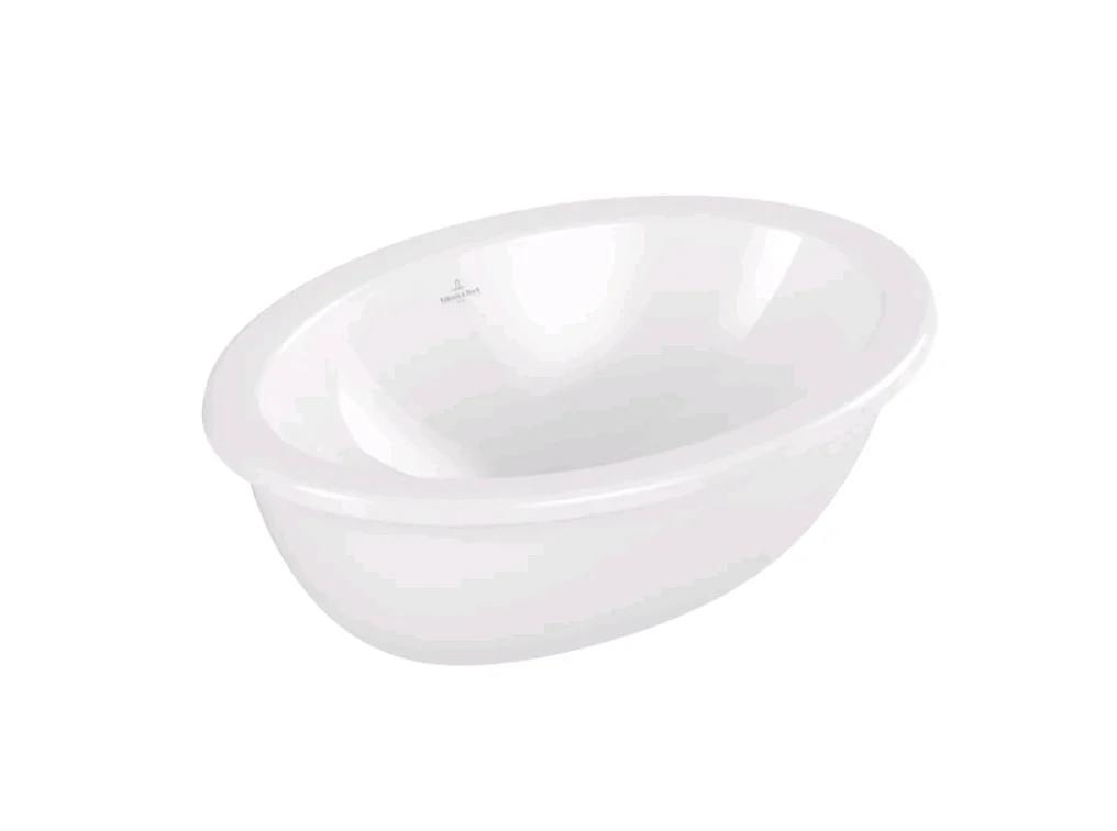 Раковина, Villeroy&Boch, Loop&Friends, шгв 485*325*215, отверстия для смесителя-отсутствуют, CeramicPlus, цвет-альпийский белый