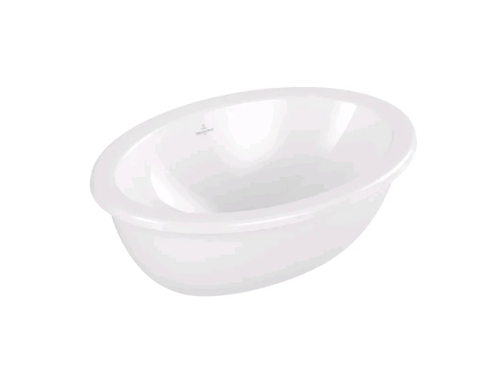Раковина, Villeroy&Boch, Loop&Friends, шгв 560*380*220, отверстия для смесителя-отсутствуют, CeramicPlus, цвет-альпийский белый (белый Alpin)