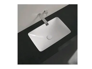 Раковина, Villeroy&Boch, Loop&Friends, шгв 450*280*170, отверстия для смесителя-отсутствуют, CeramicPlus, цвет-альпийский белый (белый Alpin)