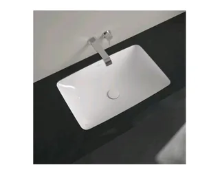 Раковина, Villeroy&Boch, Loop&Friends, шгв 615*380*180, отверстия для смесителя-отсутствуют, цвет-альпийский белый (белый Alpin)