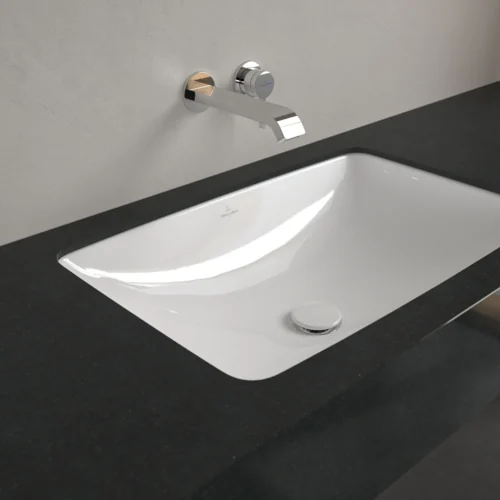 Раковина, Villeroy&Boch, Loop&Friends, шгв 615*380*180, отверстия для смесителя-отсутствуют, цвет-альпийский белый