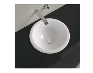 Раковина, Villeroy&Boch, Loop&Friends, шгв 450*450*210, отверстия для смесителя-отсутствуют, цвет-альпийский белый (белый Alpin)