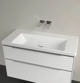 Раковина, Villeroy&Boch, Subway 3.0, шгв 1000*470*120, отверстия для смесителя-отсутствуют, CeramicPlus, цвет-альпийский белый — иконка
