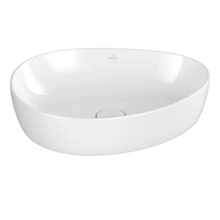 Раковина, Villeroy&Boch, Antao, шгв 510*400*146, отверстия для смесителя-отсутствуют, CeramicPlus, цвет-альпийский белый (белый Alpin)