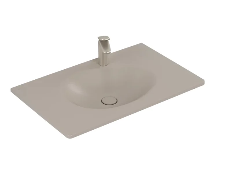 Раковина, Villeroy&Boch, Antao, шг 800*500, отверстия для смесителя-1, CeramicPlus, цвет-Almond