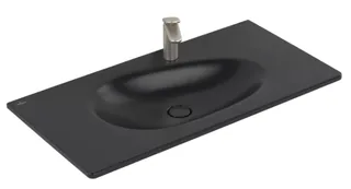 Раковина, Villeroy&Boch, Antao, шгв 1000*500*90, отверстия для смесителя-1, CeramicPlus, цвет-Pure Black — иконка