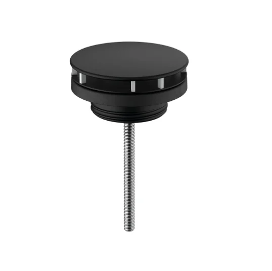 Донный клапан, Hansgrohe, для раковин, 1 1/4", цвет-черный матовый