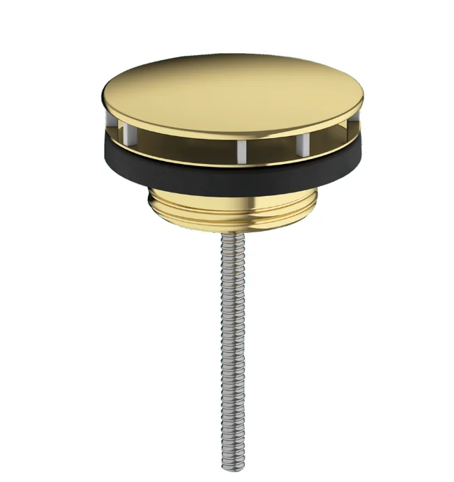 Донный клапан, Hansgrohe, для раковин, 1 1/4", цвет-полированное золото