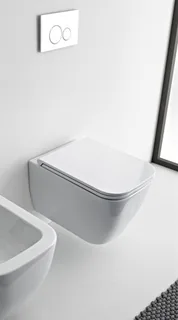 Унитаз, Scarabeo, Teorema 2.0, подвесной, шгв 360*520*350, цвет-белый