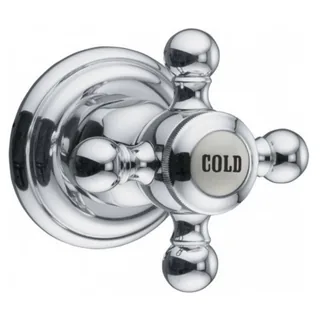 Вентиль, Kludi, 1926, 3/4", COLD/холодная, цвет-хром