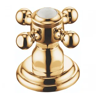 Вентиль, Kludi, 1926, 1/2" x 3/4", цвет-позолоченный, 23 карат
