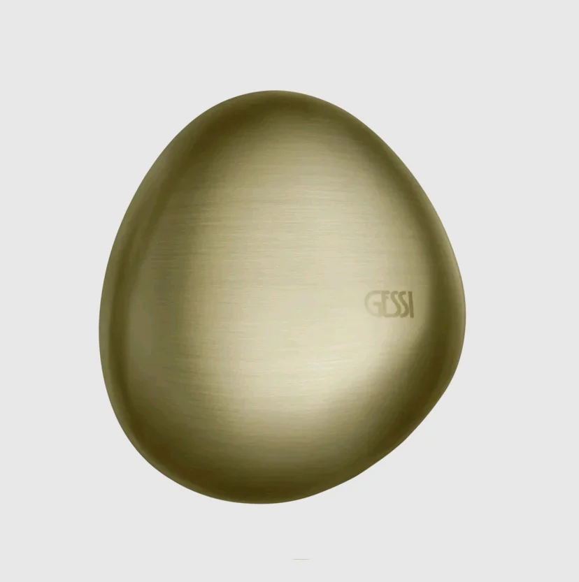 Ручка однорычажного смесителя, Gessi, Equilibrio, дизайнерская, цвет-Brushed Brass PVD