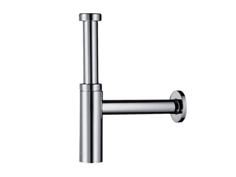Сифон, Hansgrohe, Flowstar S, для раковины, бутылочный, 1 1/4", цвет-шлифованный черный хром