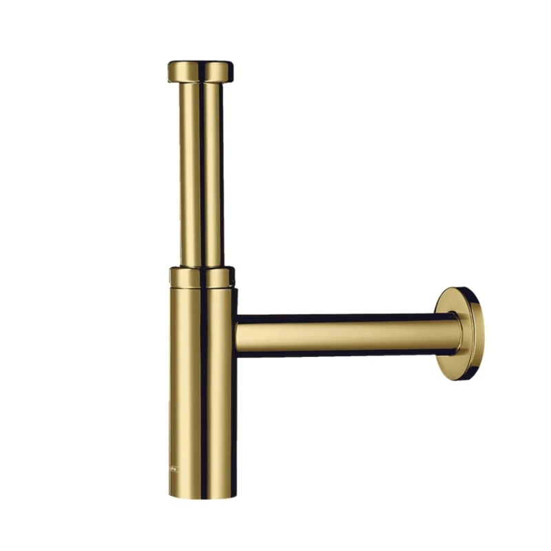 Сифон, Hansgrohe, Flowstar S, для раковины, бутылочный, 1/4", цвет-полированное золото