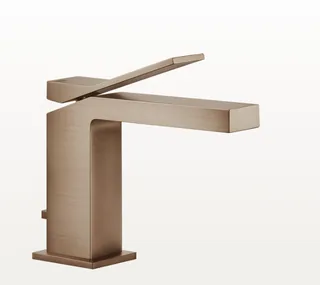 Смеситель для раковины, Gessi, Rettangolo K, на раковину/столешницу, цвет-Copper Brushed PVD