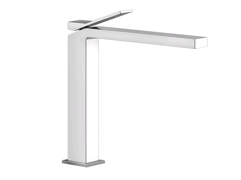 Смеситель для раковины, Gessi, Rettangolo K, цвет-Finox