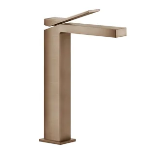 Смеситель для раковины, Gessi, Rettangolo K, цвет-Copper Brushed PVD