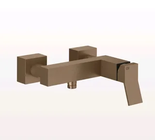 Смеситель для душа, Gessi, Rettangolo K, цвет-Copper Brushed PVD