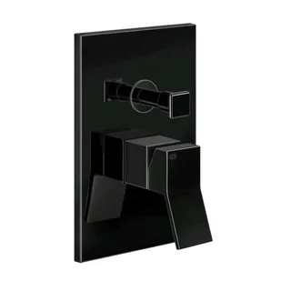 Смеситель для душа, Gessi, Rettangolo K, на 2 потребителя, цвет-Black Metal PVD