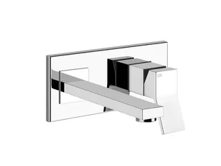 Смеситель для раковины, Gessi, Rettangolo K, цвет-Finox
