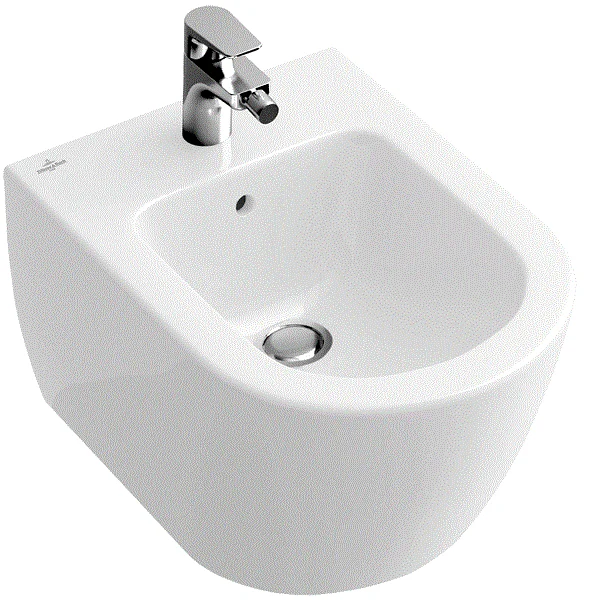 Биде подвесное, Villeroy&Boch, Subway 2.0, шгв 370*565*415, цвет-альпийский белый