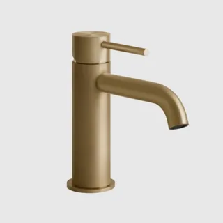 Смеситель для раковины, Gessi, 316 Flessa, цвет-Warm Bronze Brushed PVD — иконка