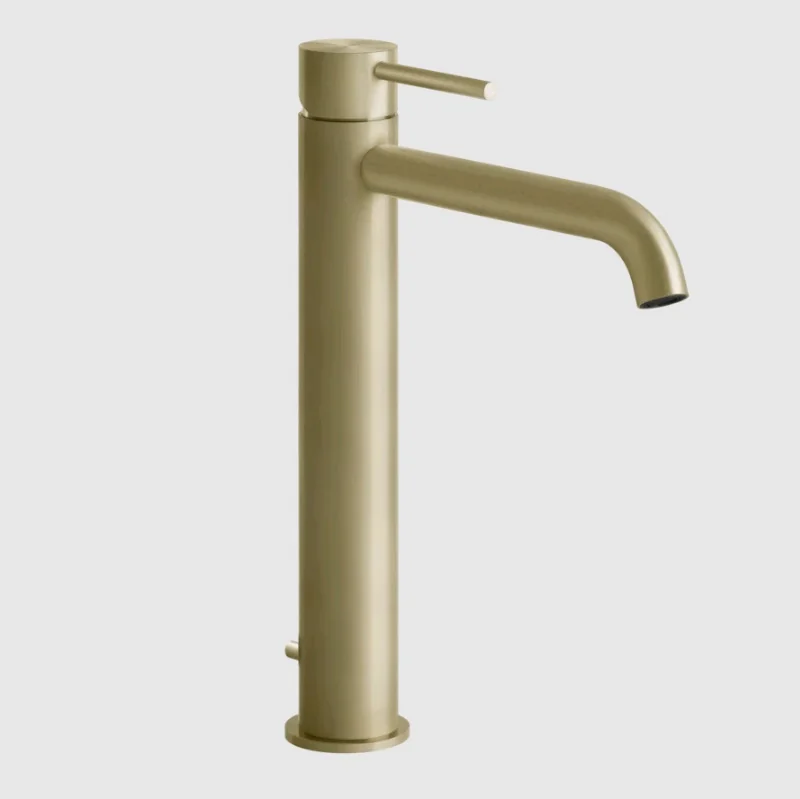 Смеситель для раковины, Gessi, 316 Flessa, цвет-Brushed Brass PVD