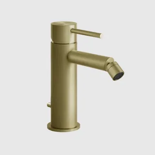 Смеситель для биде, Gessi, 316 Flessa, цвет-Brushed Brass PVD