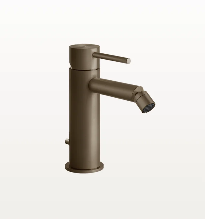 Смеситель для биде, Gessi, 316 Flessa, цвет-Coffee Bronze Brushed PVD